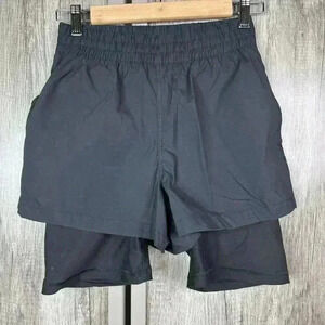 We Wore What Shorts Small 2 in 1 AthleticBlack Color‎ Sz S